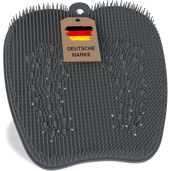 Fußfeile Mit Langem Griff | 35 Cm Hornhautentferner Mit Bimsstein | Ergonomisch Für Ältere & Eingeschränkte Mobilität | Fußmassage & Pflege