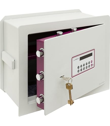 ARREGUI Plus C 181340 Built-in Wall Safe With Key Lock - Extendable Bottom 11-19L Capacity