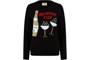 Tokyo Laundry Women's 'Merry Christmas' Novelty Knitted Xmas Jumper