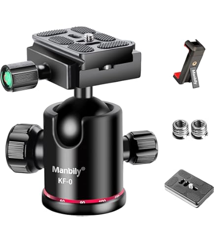 Monopiede Manbily 71 Pollici Per Fotocamera - Leggero In Alluminio, Max 10kg, Con Piedini E Manico - Foto 3