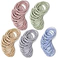 Élastiques à Cheveux Whaline 200 Pièces - Mini Chouchous 2mm, 20 Couleurs, Pour Bébé/Enfant