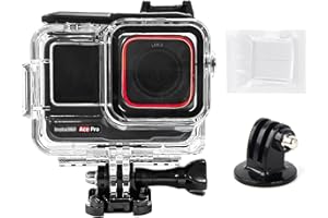 HIGATFUL Custodia protettiva impermeabile per Insta360 Ace Pro, impermeabile fino a 60 m, con accessori per staffa