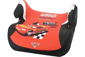 NANIA Siège auto rehausseur bas TOPO groupe 2/3 (15-36kg), fabriqué en France - Disney Cars