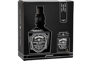 ‎JACK DANIEL'S Jack Daniel’s Single Barrel Select 70cl Limited Edition 1 Bicchiere - Whiskey speziato invecchiato in botti di rovere. 45% vol.