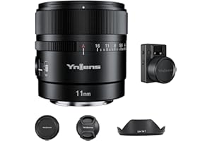 EACHSHOT Yongnuo Yn11Mm F1.8S Lens W/Remote Controller for Sony 11Mm F1.8 Large Aperture Fixed Prime Lens Auto Focus Aps-C Frame Ultra Wide Angle Lens for Sony E Mount Mirrorless Cameras