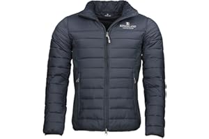 Kingsland - Thermojacke Unisex Classic - Reitjacke mädchen/Herren - Atmungsaktiv und wasserabweisend - YKK 2-Wege-Reißverschluss - Navy