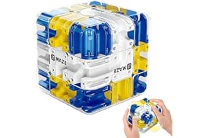 PIPIHOME Labyrinth 3D Puzzle Kugel, 3D Labyrinth Würfel Komplexes Maze Cube mit Rollenden Kugeln, Kugellabyrinth Zauberwürfel Spielzeug Interaktives Anti Stress Geschenke für Kinder & Erwachsene