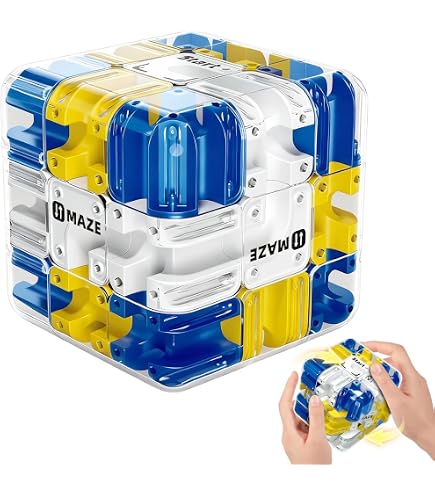 Cubo Laberinto 3D Grande – Rompecabezas De Bola Rodante Para Adultos – Entrena La Lógica Y La Concentración – Alivia El Estrés