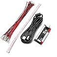 BEYEE Zero Delay Arcade USB Encoder PC to Joystick For MAME & Raspberry Pi Retropie Projects (5Pin+2.8mm)