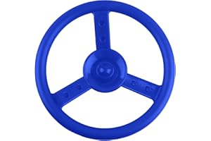 Haconba Playground Steering Wheel Accessories Plastic Swingset Steering Wheel Pirate Ship Steering Wheel Playset for Outdoor Backyard Treehouse Playground Jungle Gym (Blue)