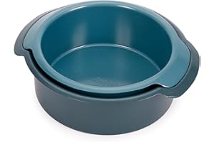 ‎JOSEPH JOSEPH Joseph Joseph Nest™ Bake Zestaw 2 Nieprzywierających Okrągłych form do ciasta, 23 cm i 20 cm, Stal Węglowa, Łatwe Uchwyt, Oszczędzające Miejsce, 10 Lat Gwarancji