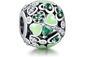 Rimgoris Plata de ley 925 Charm para mujer Pulseras Collar Infinito Corazón Familia Cierre Cadena de seguridad Estampado de perro Hueso Moneda Familia Amigo Para siempre Globo aerostático Casa