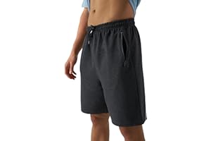 Smith & Solo Pantalones cortos deportivos para hombre, de verano, de algodón, para correr, fitness, entrenamiento, tenis