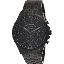 Black Dial Stainless Steel Analog Watch 