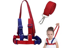 OLINNER Imbracatura di Sicurezza Bambini Anti-Perso Bretelle di Sicurezza Bambino A Piedi Guinzaglio di Sicurezza Redini Primi Passi Camminare Assistente per Bambini di 1-5 Anni Imparare A Camminare