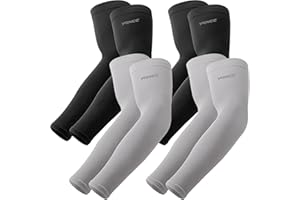 YQXCC 4 Pares Mangas del Brazo Protección UV - Cubierta de Tatuaje Mangas de Enfriamiento para Hombre Mujer Deportes Ciclismo Golf