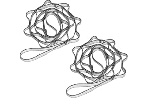 KIKIGOAL 2pcs Daisy Chains Nylon Strong Climbing Straps Adjustable Climbing Straps Climbing Rope Strong Daisy Chain for Outdoor Sports Camping