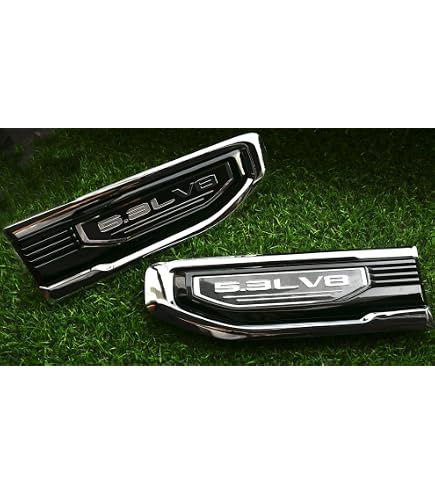 2-Pack X31 Off Road Emblem Badge For 2019-2022 GMC Sierra 1500 - Chrome Red Decal
