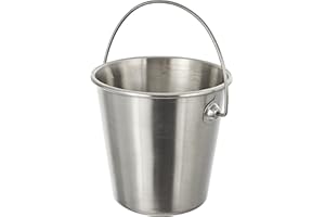 IBILI 711810 Seau INOX, Gris 10 x 10 x 10 cm