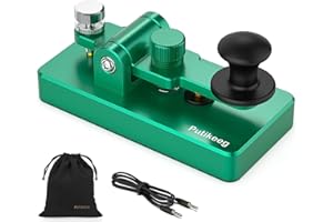 Putikeeg CW Clé Morse,clé télégraphique CW Keyers,télégraphe clé,clé Morse,clé de Code Morse Droite,Transmetteur de Code Morse,manipulateur Morse