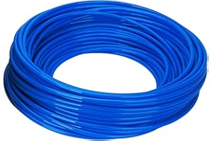 Antrella Tube/Tuyau d'air Sous Vide en PU Bleu 10mm ID x 14mm OD épaisseur 2MM Transport Air, Liquide, Huile 5 Mètre