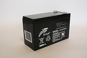 Ritar RT1272 - Batería recargable (12 V, 7,2 Ah, 20 h)