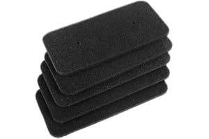 BBYPP 5er Set Filter Für Hoover Candy 40006731 Trockner Wärmepumpentrockner，Schwammfilter Filtermatte Schwammfilter 275 x 125 x 10 mm