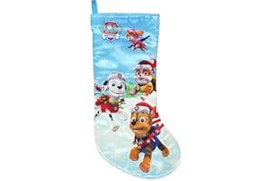 KURT S. ADLER Nickelodeon Kurt Adler Paw Patrol bedruckter Satinstrumpf, 48 cm