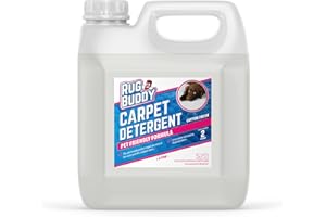 Rug Buddy - Pet Carpet Cleaner & Odour Neutraliser - Deep Clean Carpet Shampoo for Dog & Cat Mess - Urine & Stain Remover - Safe for Pets & Machines - Removes Bacteria - 1L