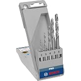 Bosch Professional Accessories Matkap ve Kırıcı Delici U&ccedil;ları, Ahşap Matkap, Gri, 5 Adet