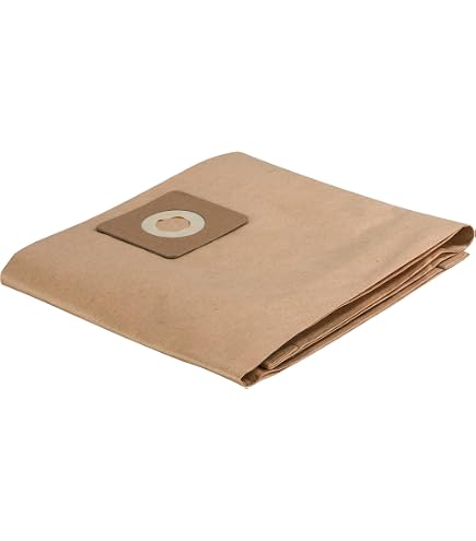 vhbw 20x sacchetti compatibile con Chromex Bidoen Pro 900, CH 143, CH 250, CH 49, CH 50, CH 52, EA 20, Force 20 aspirapolvere - in carta, marrone