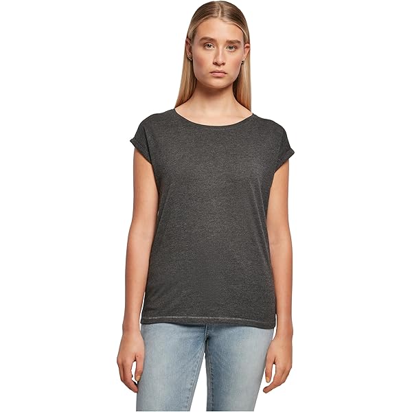 Build Your Brand: Ladies' Extended Shoulder Tee BY021 | | Bei ALL MY CLOTHES Erhalten Sie Großhandelspreise Ohne Mindestabnahme Für Alle