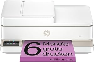 HP Envy 6520e, Multifunktionsdrucker, 6 Monate gratis drucken Instant Ink inklusive, Drucken, Kopieren, Scannen, Mobiler Faxversand, Wi-Fi, Automatischer Vorlageneinzug, Touchscreen