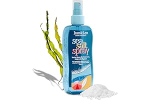 ‎JEAN & LEN Jean & Len Sea Salt Spray für Volumen, Fülle & Griffigkeit, mit Meersalz & Algen-Extrakt, für Beachwaves & Undone Looks, ohne Silikone & Parabene, vegan, 200 ml