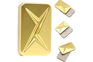 OBEST Fidget Slider EDC Toys, decompressione ansiosa per adulti, giocattoli per autismo e TDHD, regali per adolescenti (dorati)