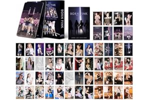 SAMSHINE Kpop BP BORN PINK Lomo Cards 55pcs BP BORN PINK World Tour Album Carte BP 2023 Mini Foto Cards Kpop Album BP Photocard Set per fan Girls Daughter (born-2023)