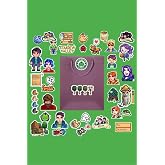 Ms Major Selection Stardew Valley Sticker Paketi/Bullet Journal Defter &Ccedil;ıkartma Ajanda Laptop Etiket, 4687435476874