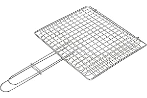 Sauvic 02602 Grille à Poisson Double Acier sans Pieds 40 x 45 cm