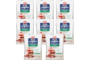 EasiYo Yogurt Greek Style Rhubarb 8 Pack Yoghurt