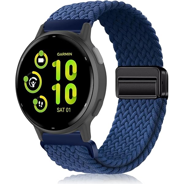 Bracelet Métal 20 Mm Pour Garmin Forerunner 165/245/645 Etc. - Magnétique, Acier Inoxydable, Ajustable