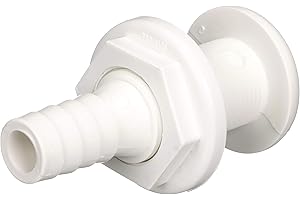 Attwood 3873-3 Conector Pasacascos Recto, 19 mm