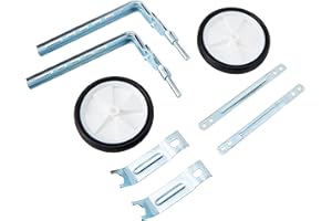 Raleigh - RWM494 - Universal Fit Stabiliser Set for Children's Bicycles with 12-20 Inch Wheels in Silver