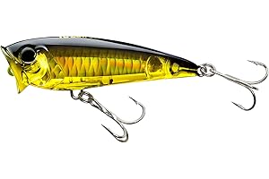Yo-Zuri 3D Inshore Popper Floating Lure, 2 3/4", Gold Black