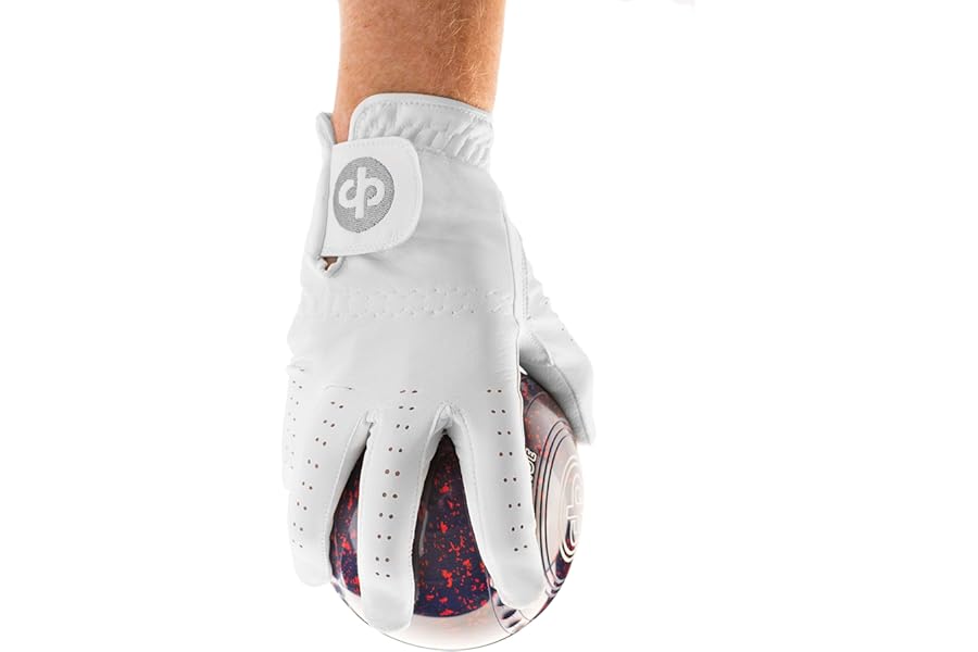 Peradon Drakes Pride White Bowls Glove Ladies Medium RH