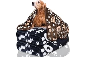 Awaytail 3 Pack Dog Blankets for Large Dog,Super Soft Tthickened Flannel Cat Blanket,Wasable and Fast Drying Pet Blankets Cat Puppy Blankets for Sofa Couch Car Seat,41"x31"