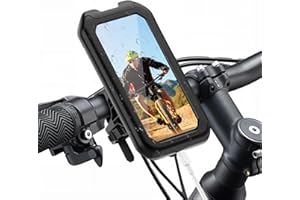 COALWOP Handyhalterung Fahrrad Wasserdicht 360° Drehbare Handy Halterung Fahrradlenker, Wasserdicht Handyhalter Fahrrad für 4-7 Zoll Handys kompatibel mit iPhone/Samsung für Fahrrads/Motorrad/Elektroroller