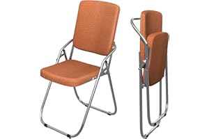 Chleby 1Pcs Chaise Pliante Chaise Visiteur Chaise Pliante rembourrée en Cuir Chaise de Salle à Manger Pliante Les chaises Pliantes conviennent à la Cuisine,l'intérieur,l'extérieur,Salle de conférence