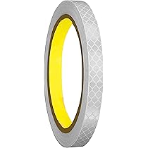 SOLNIT Reflektorband DIN67520 ECE104 - 3M Diamond Grade Folie 30x152mm | 5 Stück Sicherheitsreflektoren Für Auto, Motorrad, Fahrrad