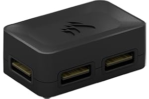 Corsair iCUE LINK 4-drożny rozdzielacz sygnału - do niestandardowych konfiguracji chłodzenia - mocowanie magnetyczne - wymaga koncentratora systemu iCUE LINK (sprzedawany oddzielnie) - czarny