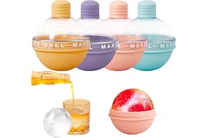4 delar silikonlåda med lock silikonform Ice Cube Tray | Islådor med lock, rund is, för whisky, cocktails, kaffete, fryst sva